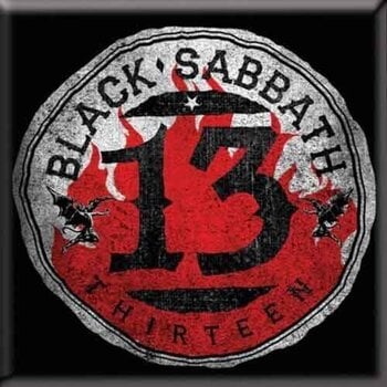 Magnet Black Sabbath 13 Flame Circle Magnet - 1