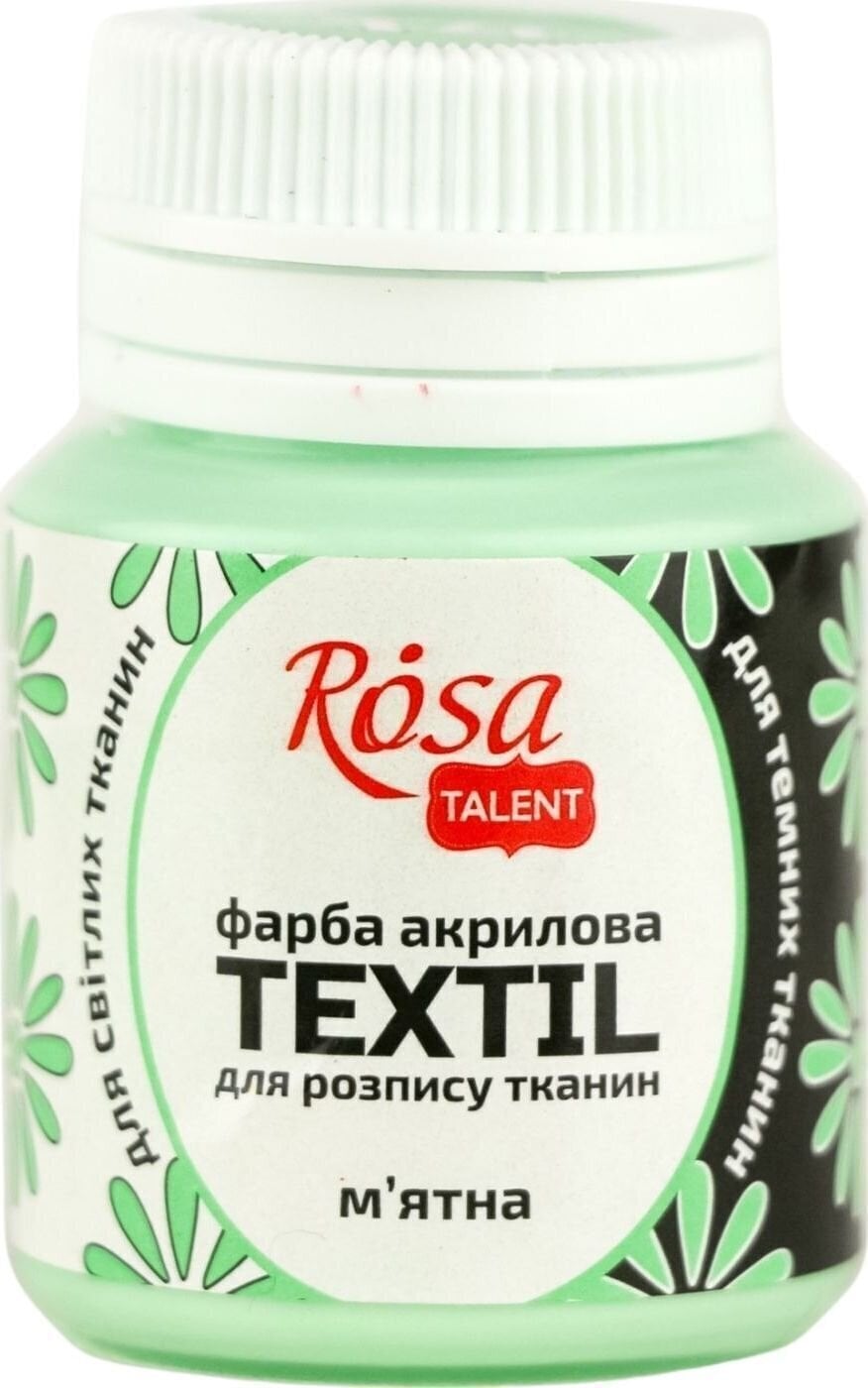 Barva za tekstil Rosa Talent Barva za tkanine Mint (14) 20 ml 1 kos