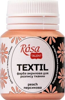 Barva za tekstil Rosa Talent Barva za tkanine Peach (31) 20 ml 1 kos - 1