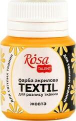 Barva za tekstil Rosa Talent Barva za tkanine Yellow (25) 20 ml 1 kos