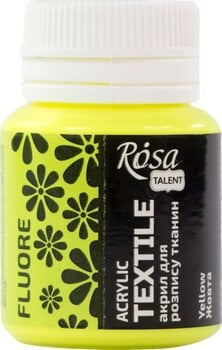 Boja za tekstil  Rosa Talent Boja za tkanine Yellow Fluorescent 20 ml 1 kom - 1