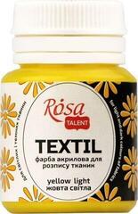 Barva za tekstil Rosa Talent Barva za tkanine Yellow Light (27) 20 ml 1 kos
