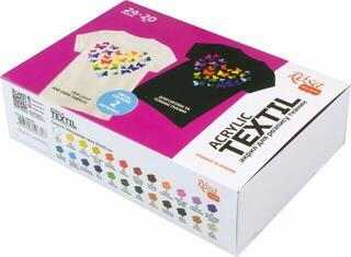 Barva za tekstil Rosa Talent Set barv za tekstil 24x20ml