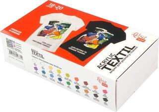 Barva za tekstil Rosa Talent Set barv za tekstil 18x20ml