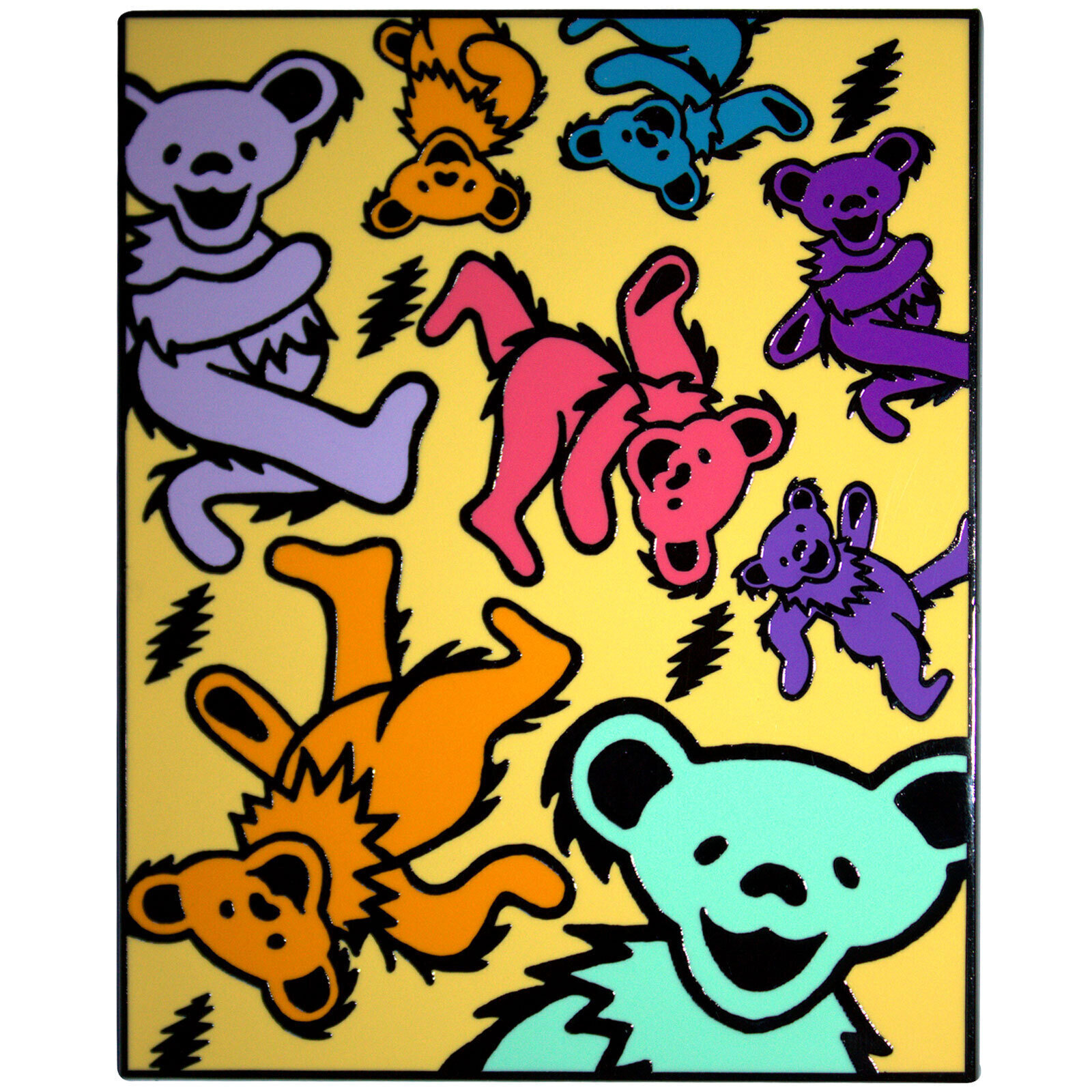 Magnetka Grateful Dead Dancing Bears & Lightning Bolts Magnetka