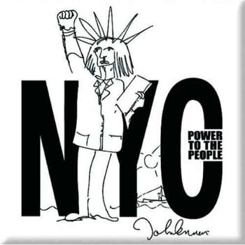 Magnet John Lennon NYC Power to the People Magnet - 1