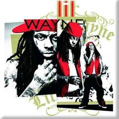 Magnet Lil Wayne Red Cap Montage Magnet