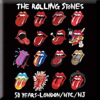 Magnet The Rolling Stones Tongue Evolution 2 Magnet - 1