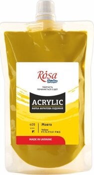 Акрилова фарба Rosa Studio Акрилова фарба Yellow (409) 200 ml 1 шт. - 1