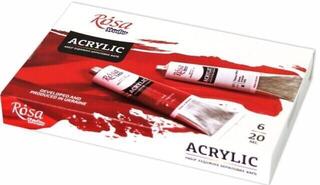 Akrilna boja Rosa Studio Set akrilnih boja 6x20ml