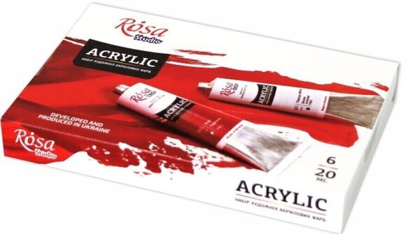 Akrilna boja Rosa Studio Set akrilnih boja 6x20ml - 1