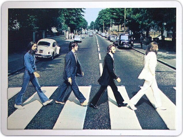 Magnet The Beatles Abbey Road Embossed Magnet