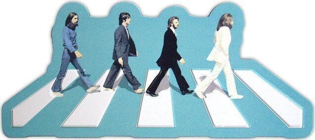 Magnet The Beatles Abbey Road Crossing Embossed Magnet