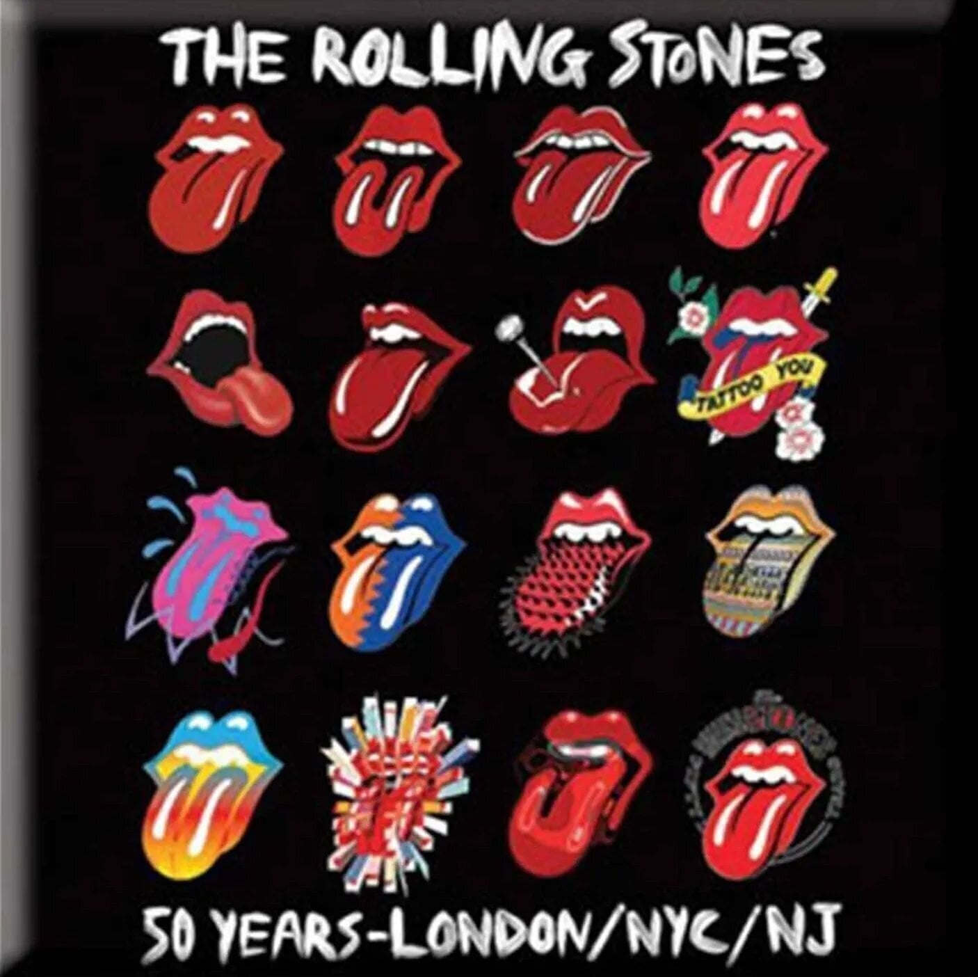 Magnet The Rolling Stones Tongue Evolution Magnet