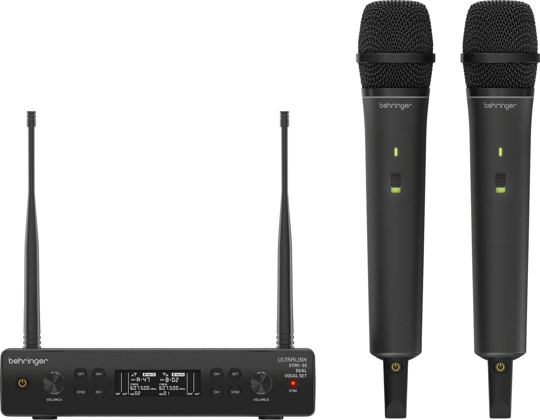 Drahtloser Satz Behringer XTM1-35 Dual Vocal Set Drahtloser Satz