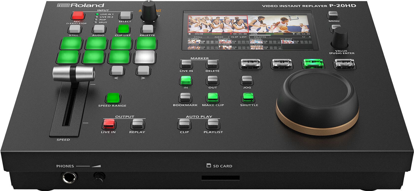 Video snimač
 Roland P-20HD Video snimač