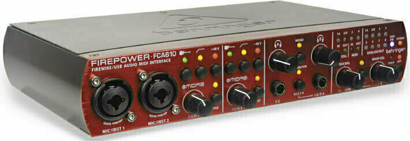 FireWire audio převodník - zvuková karta Behringer FCA610 - 1