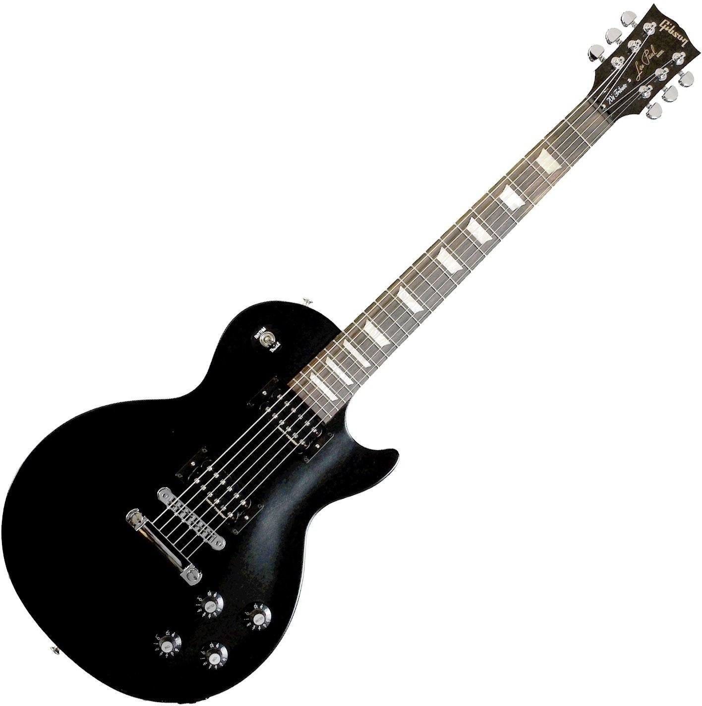 Električna gitara Gibson Les Paul 70s Tribute Ebony Vintage Gloss
