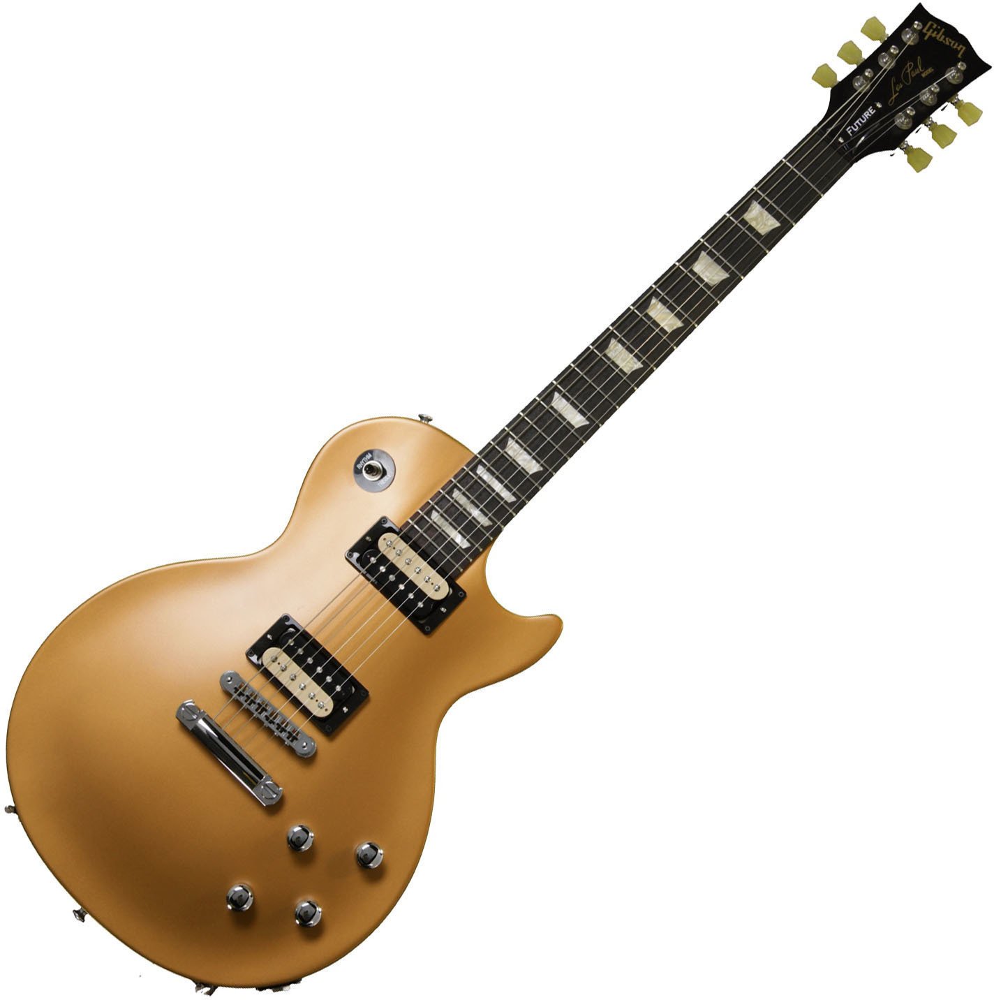 Gibson Les Paul Future Tribute Gold Top Dark Back Vintage Gloss Muziker