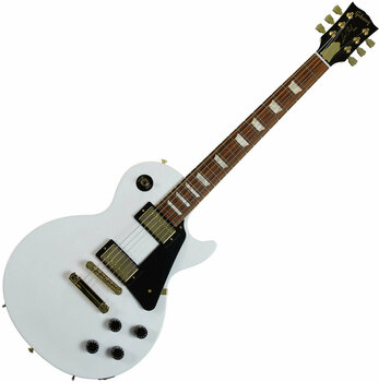 Elektrische gitaar Gibson Les Paul Studio Gold Series Alpine White - 1