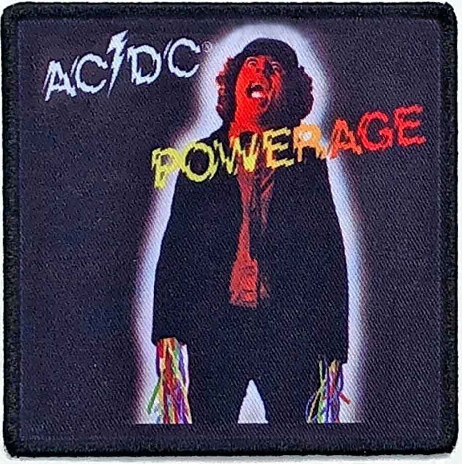 Patch / Badge AC/DC Powerage Sy-på-lapp 86 x 86 mm