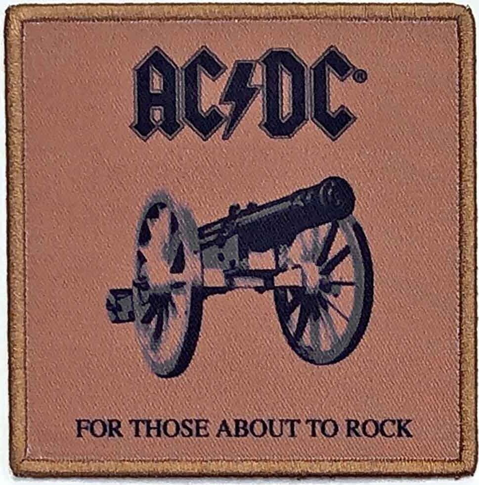 Закрпа / Значка AC/DC For Those About To Rock We Salute You Закрпа за шивање 86 x 86 mm