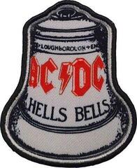 Закрпа / Значка AC/DC Hells Bells White Закрпа за шивање 67 x 80 mm