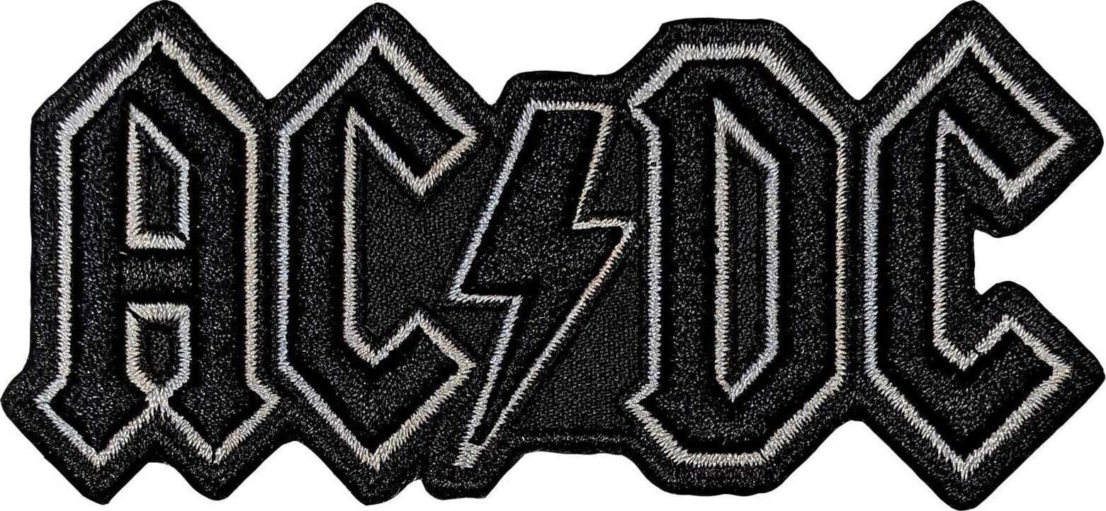 Patch / Badge AC/DC Black Logo Sew-On Patch 10,3 x 4,7 cm
