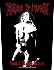 Nášivka / Odznak Cradle Of Filth Vestal Masturbation Nášivka 36 x 30 cm