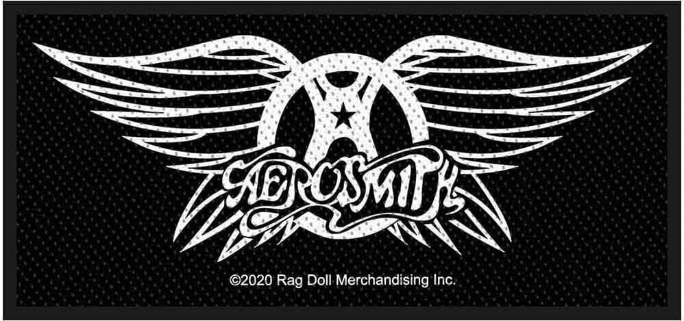 Plaaster / märk Aerosmith Logo (Retail Pack) Õmmeldav plaaster 100 x 50 mm