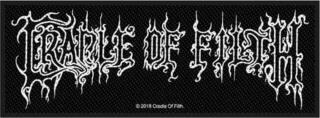 Oznaka / značka Cradle Of Filth Logo Zakrpa za šivanje 100 x 50 mm
