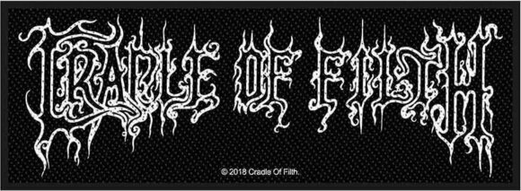 Кръпка / значка Cradle Of Filth Logo Кръпка за пришиване 100 x 50 mm - 1