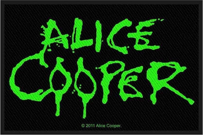 Patch / Badge Alice Cooper Logo Sy-på patch 100 x 50 mm