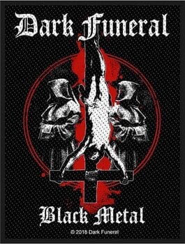 Нашивка / Значок Dark Funeral Black Metal Пришивна латка 100 x 50 mm - 1