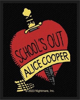 Patch / Badge Alice Cooper School's Out Sy-på patch 100 x 50 mm - 1