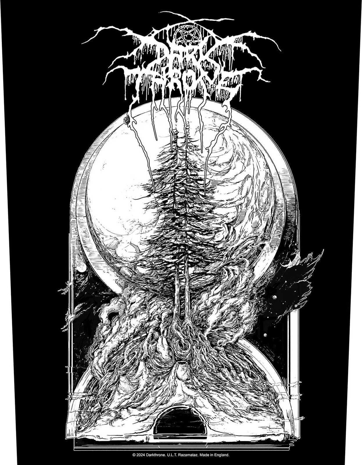 Nášivka / Odznak Darkthrone Lone Pines Of The Lost Planet Nášivka 36 x 30 cm