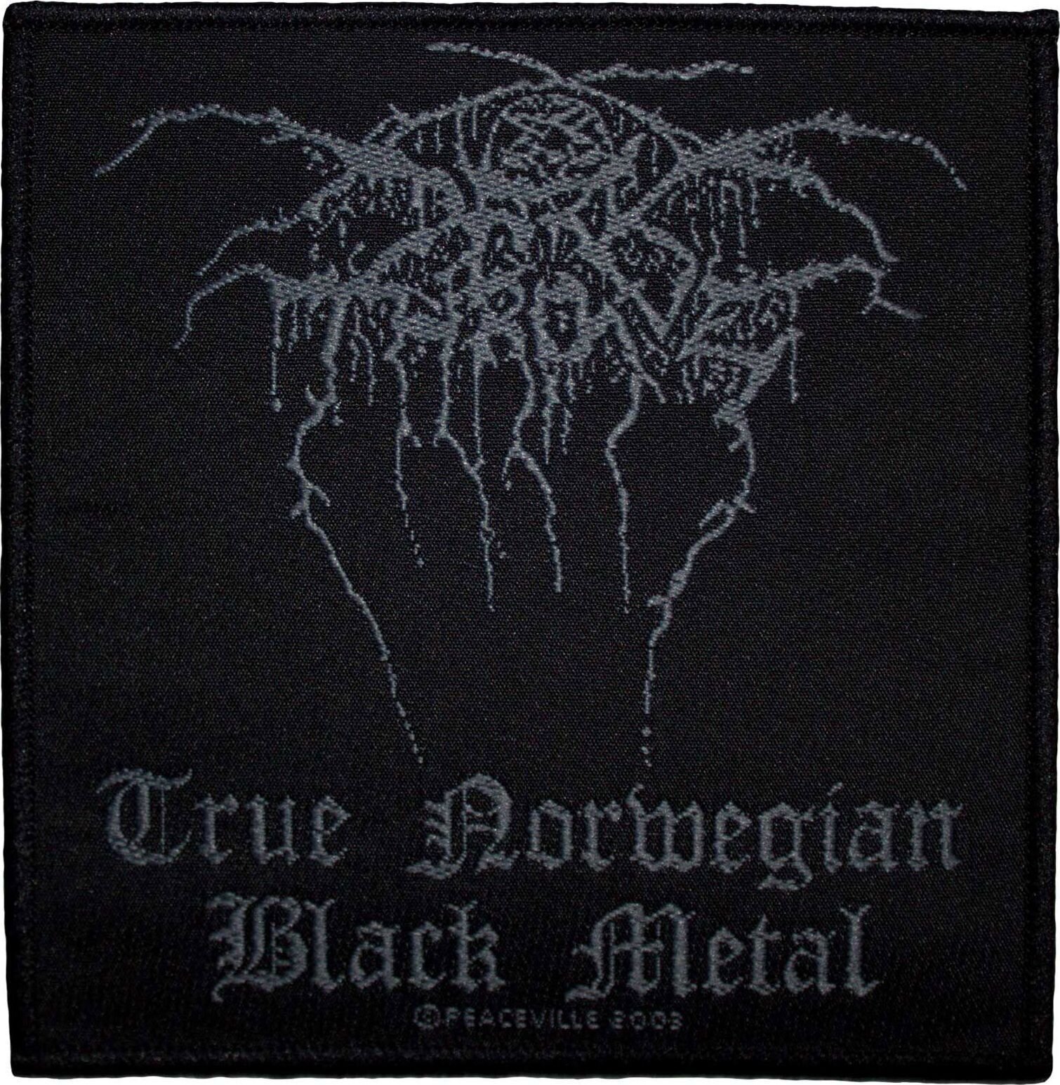 Plaaster / märk Darkthrone Black Metal Õmmeldav plaaster 100 x 100 mm