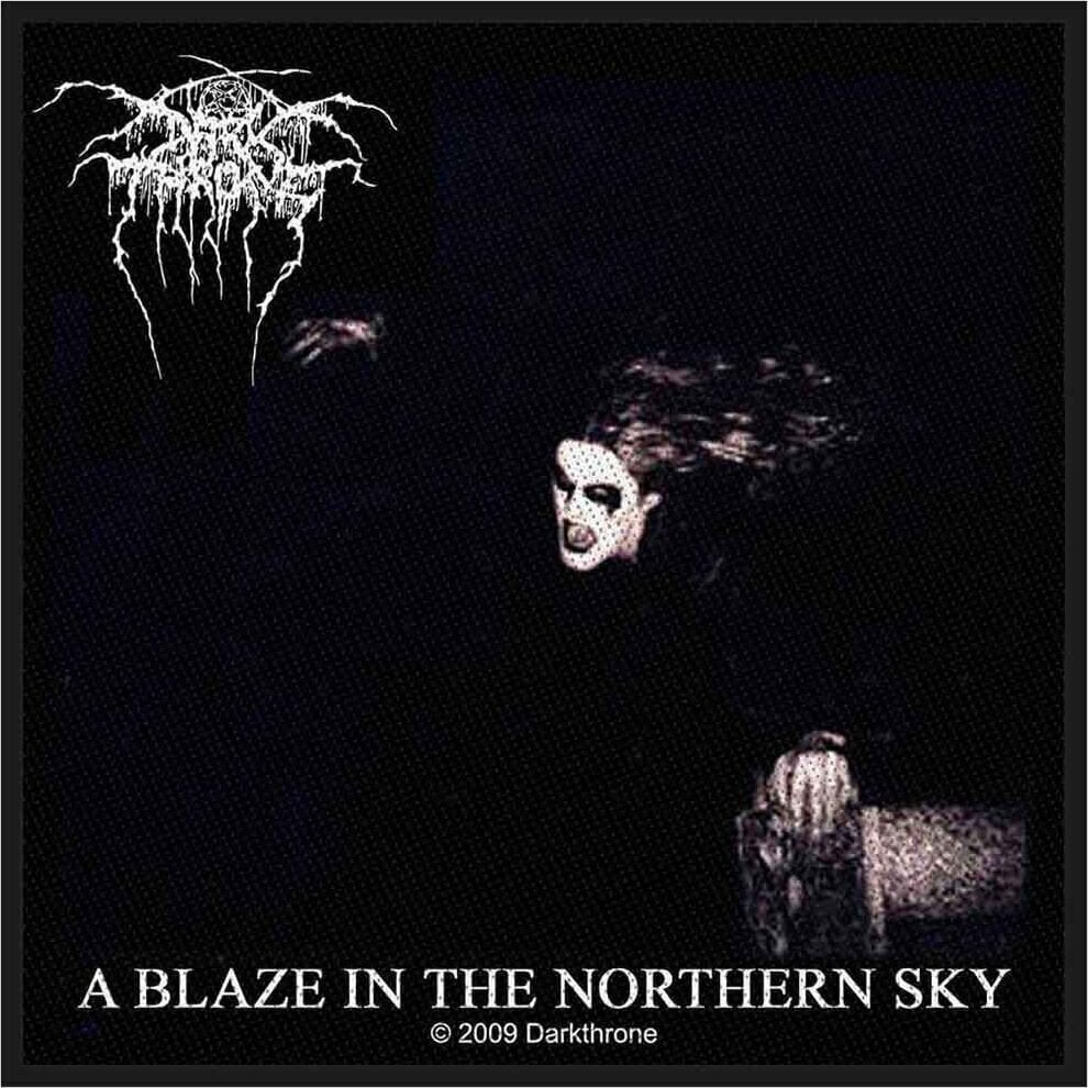 Patch / Distintivo Darkthrone A Blaze In The Northern Sky Patch de costura 100 x 100 mm
