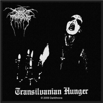 Petice / Insigna Darkthrone Transilvanian Hunger Petic cusut 100 x 100 mm - 1