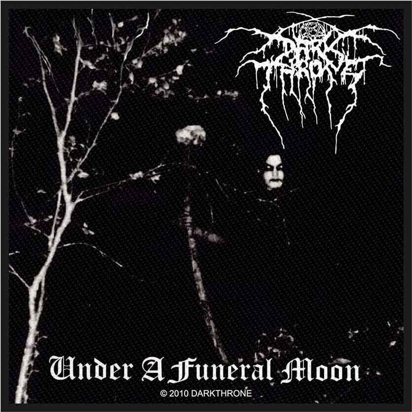Petice / Insigna Darkthrone Under a Funeral Moon Petic cusut 100 x 100 mm