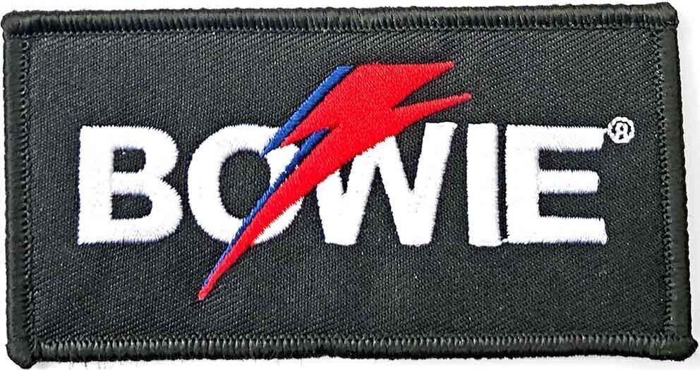 Toppa / Distintivo David Bowie Flash Logo Toppa da cucire