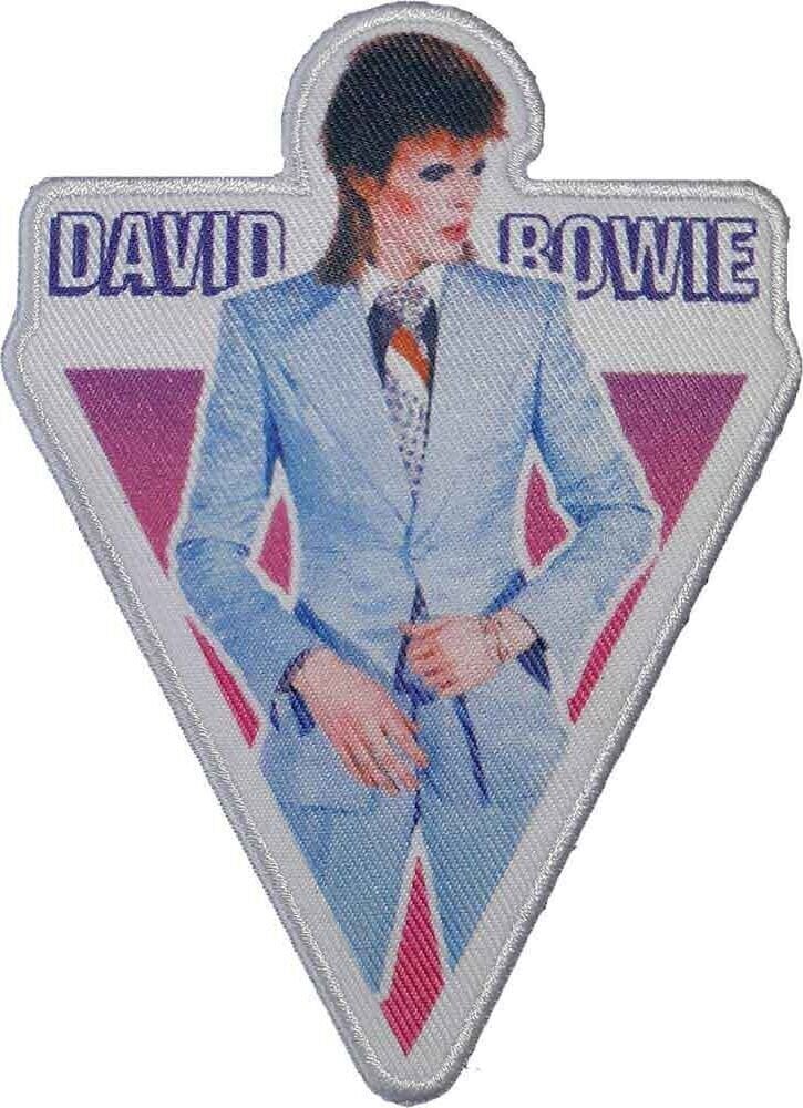 Plaaster / märk David Bowie Blue Suit Õmmeldav plaaster 110 x 80 mm