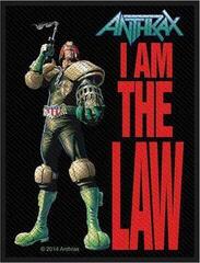 Закрпа / Значка Anthrax I Am The Law Закрпа за шивање 100 x 50 mm
