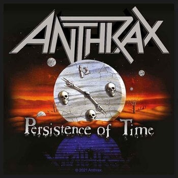 Закрпа / Значка Anthrax Persistance of Time Закрпа за шивање 100 x 100 mm - 1