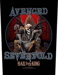 Merkelapp / merke Avenged Sevenfold Hail To The King Sew-On Patch 36 x 30 cm