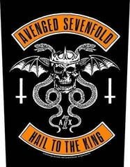 Merkelapp / merke Avenged Sevenfold Biker Sew-On Patch 36 x 30 cm