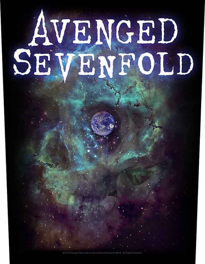 Закрпа / Значка Avenged Sevenfold Nebula Закрпа за шивање 36 x 30 cm