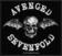 Merkelapp / merke Avenged Sevenfold Death Bat Sew-On Patch 100 x 100 mm