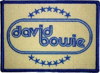 Plaaster / märk David Bowie Oval and Stars Õmmeldav plaaster