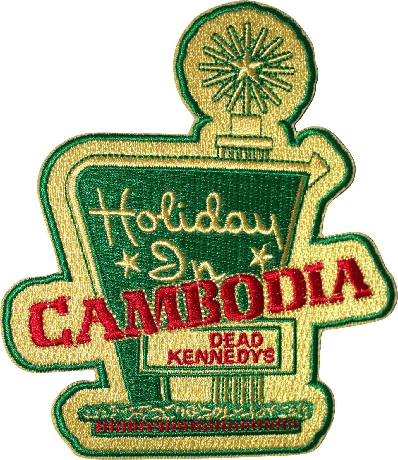 Aufnäher / Abzeichen Dead Kennedys Holiday In Cambodia Aufnäher zum Aufnähen